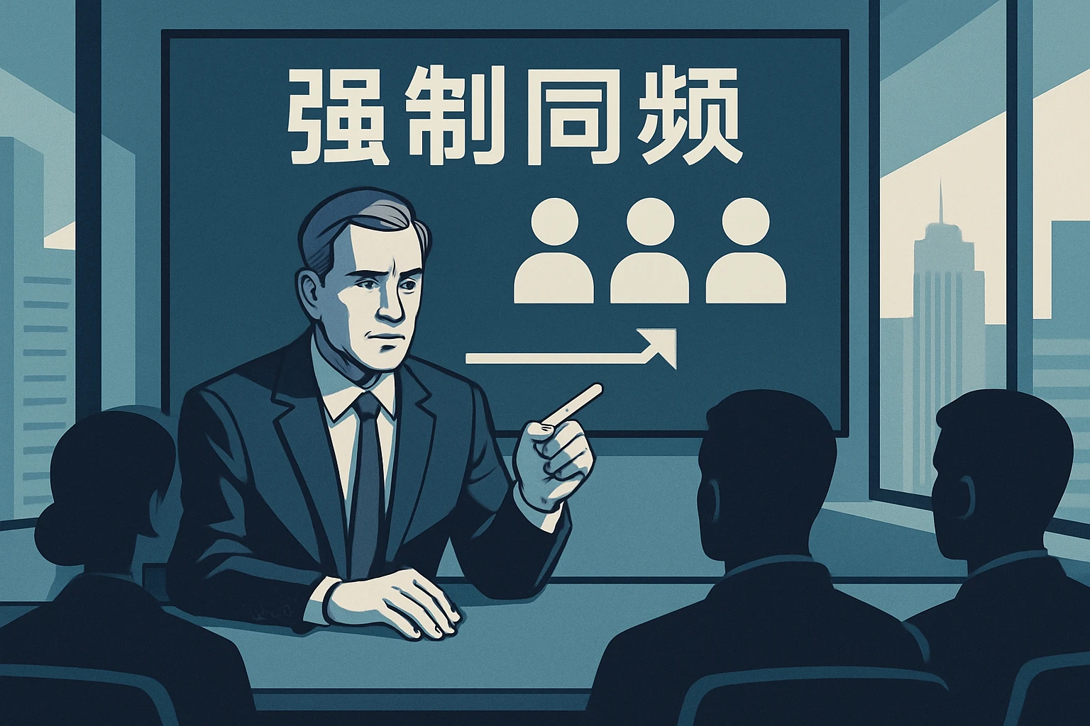 企业高管视角下的“强制同频”策略