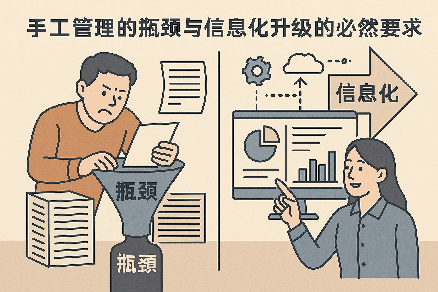 手工管理的瓶颈与信息化升级的必然要求