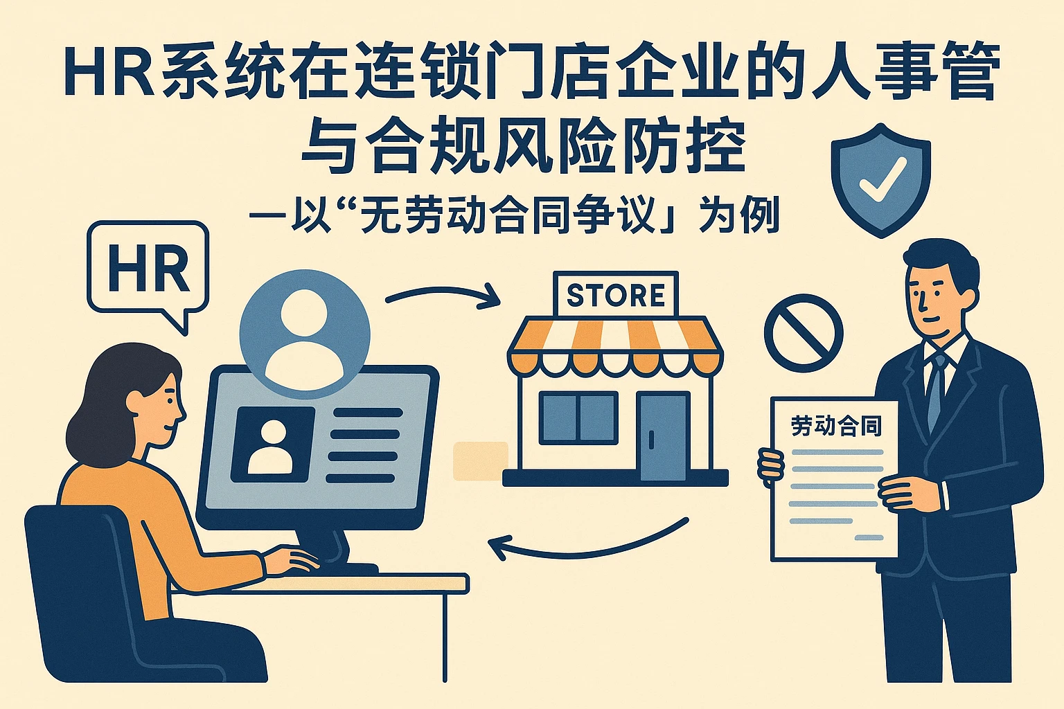 HR系统在连锁门店企业的人事管理与合规风险防控——以“无劳动合同争议”为例