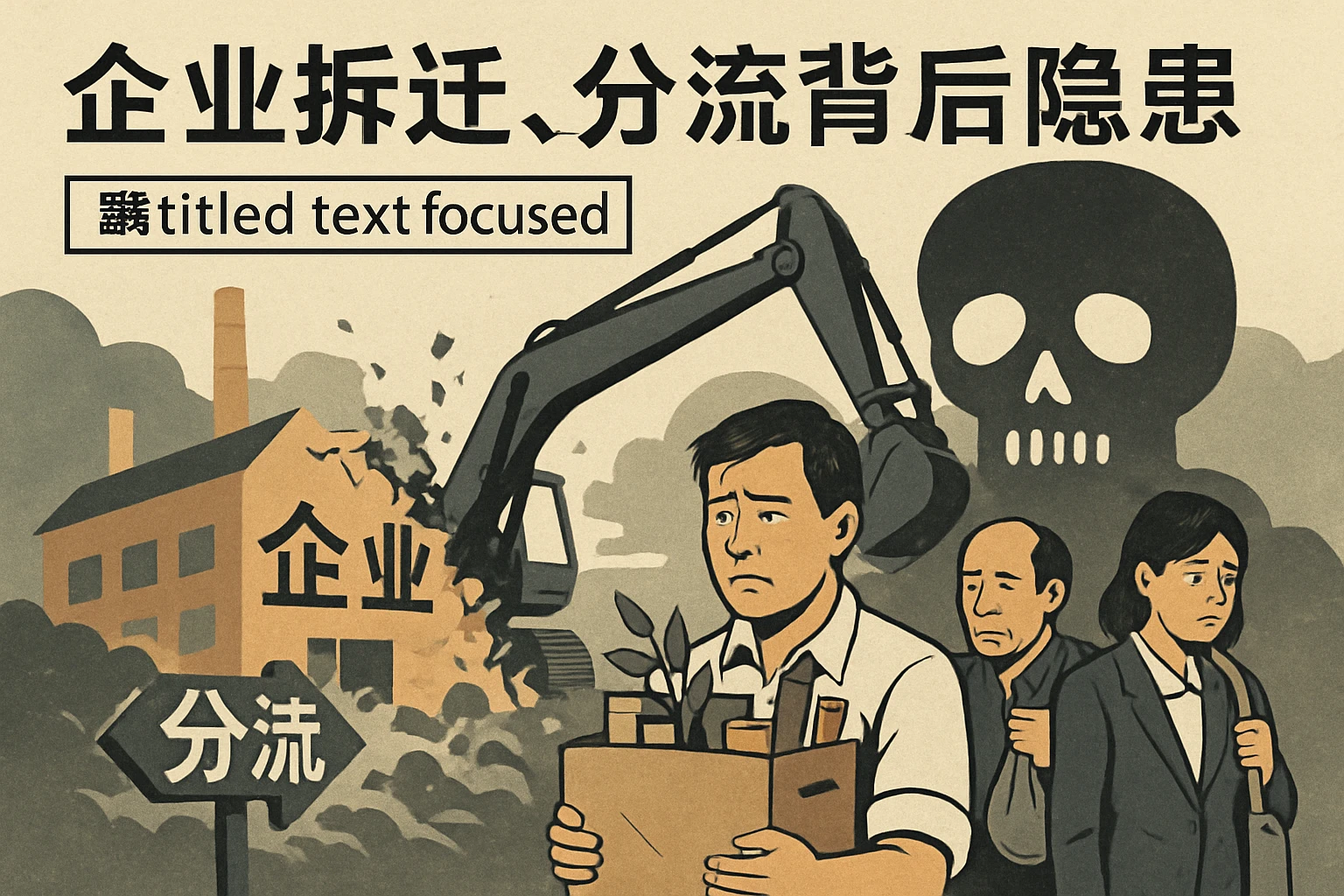 企业拆迁、分流背后的隐患