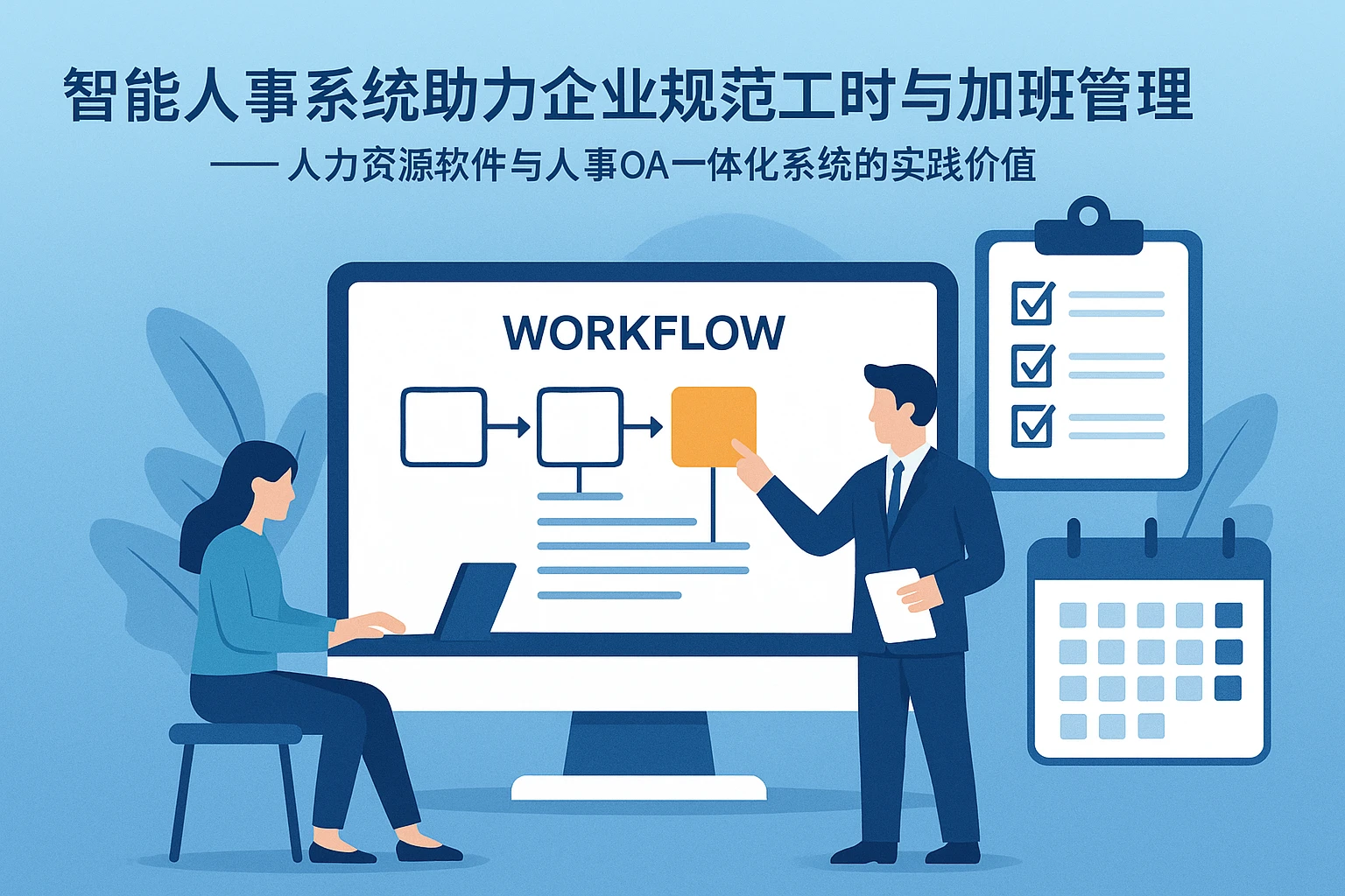 智能人事系统助力企业规范工时与加班管理——人力资源软件与人事OA一体化系统的实践价值