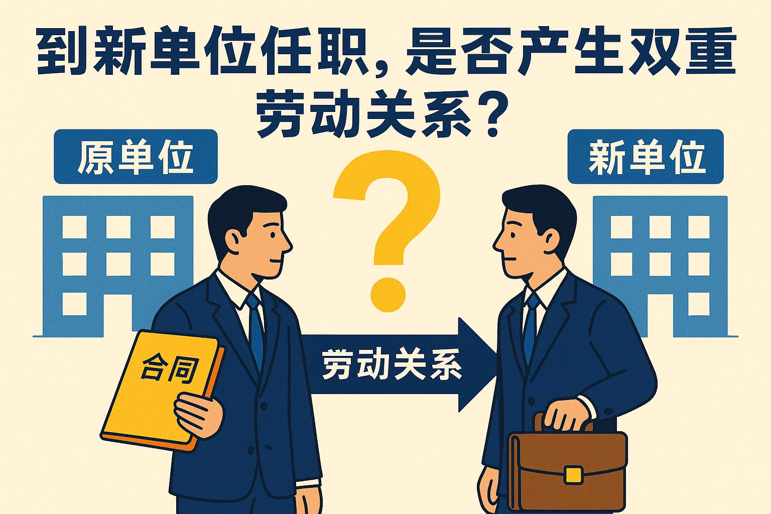 到新单位任职，是否产生双重劳动关系？