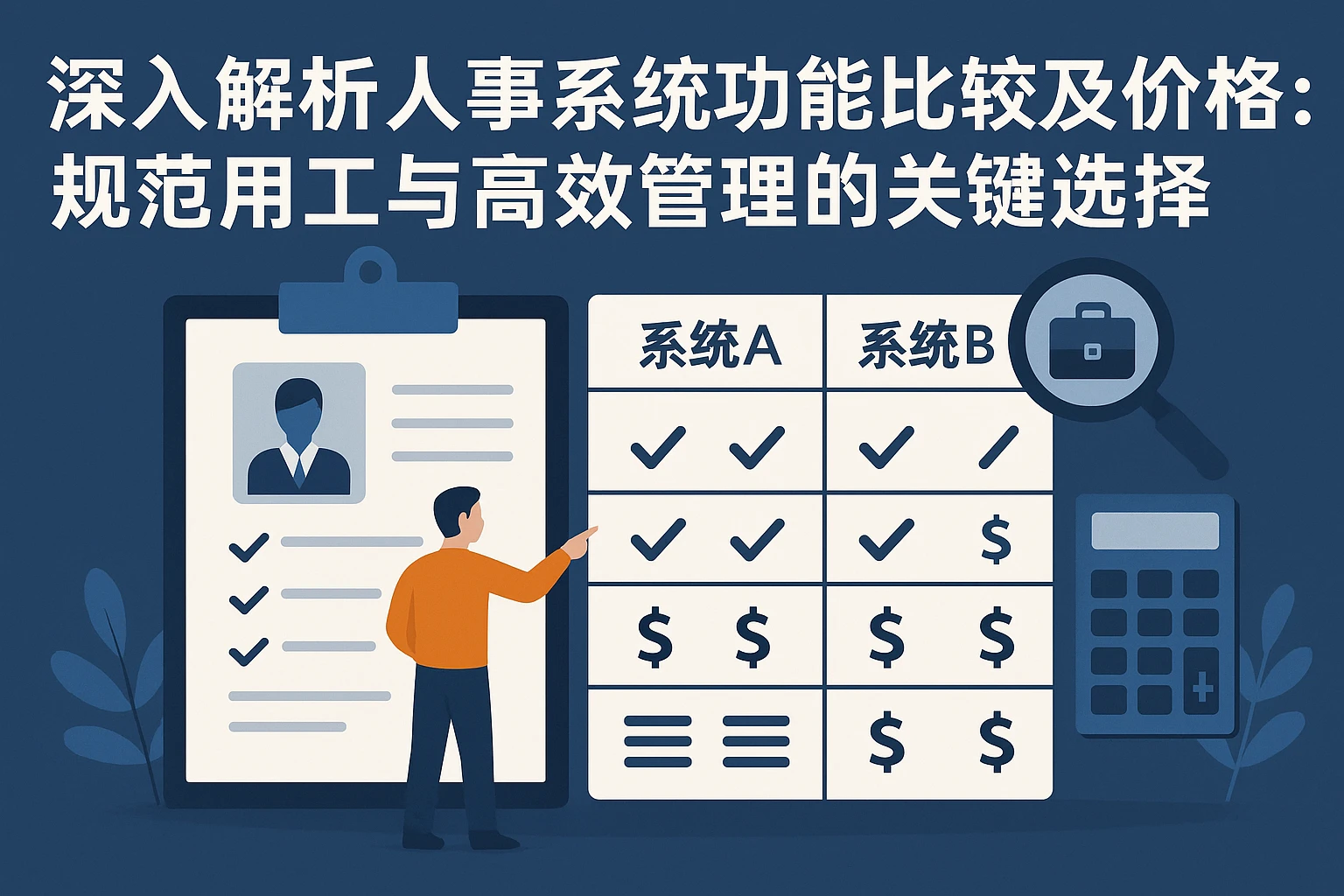 深入解析人事系统功能比较及价格：规范用工与高效管理的关键选择