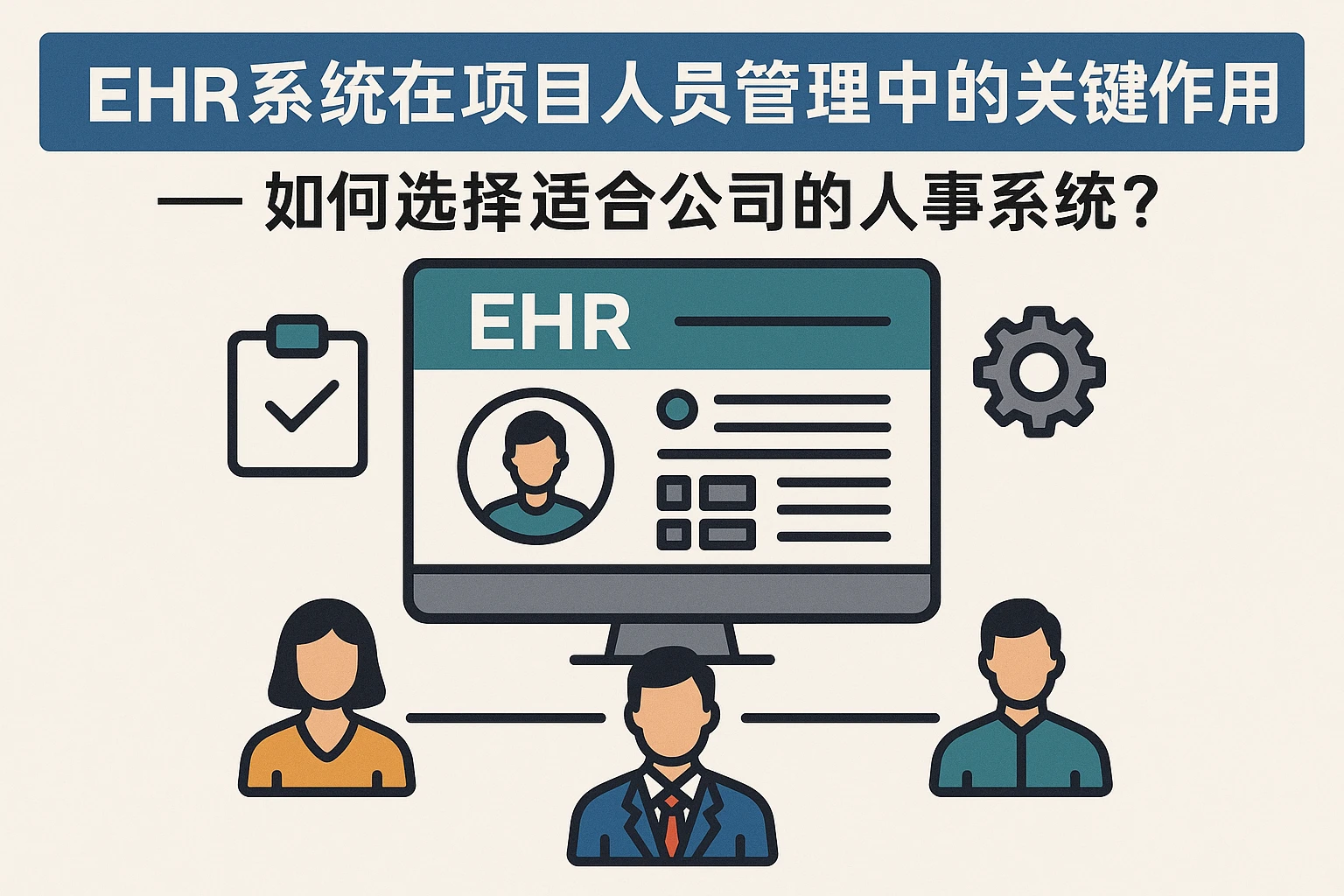 EHR系统在项目人员管理中的关键作用 —— 如何选择适合公司的人事系统？