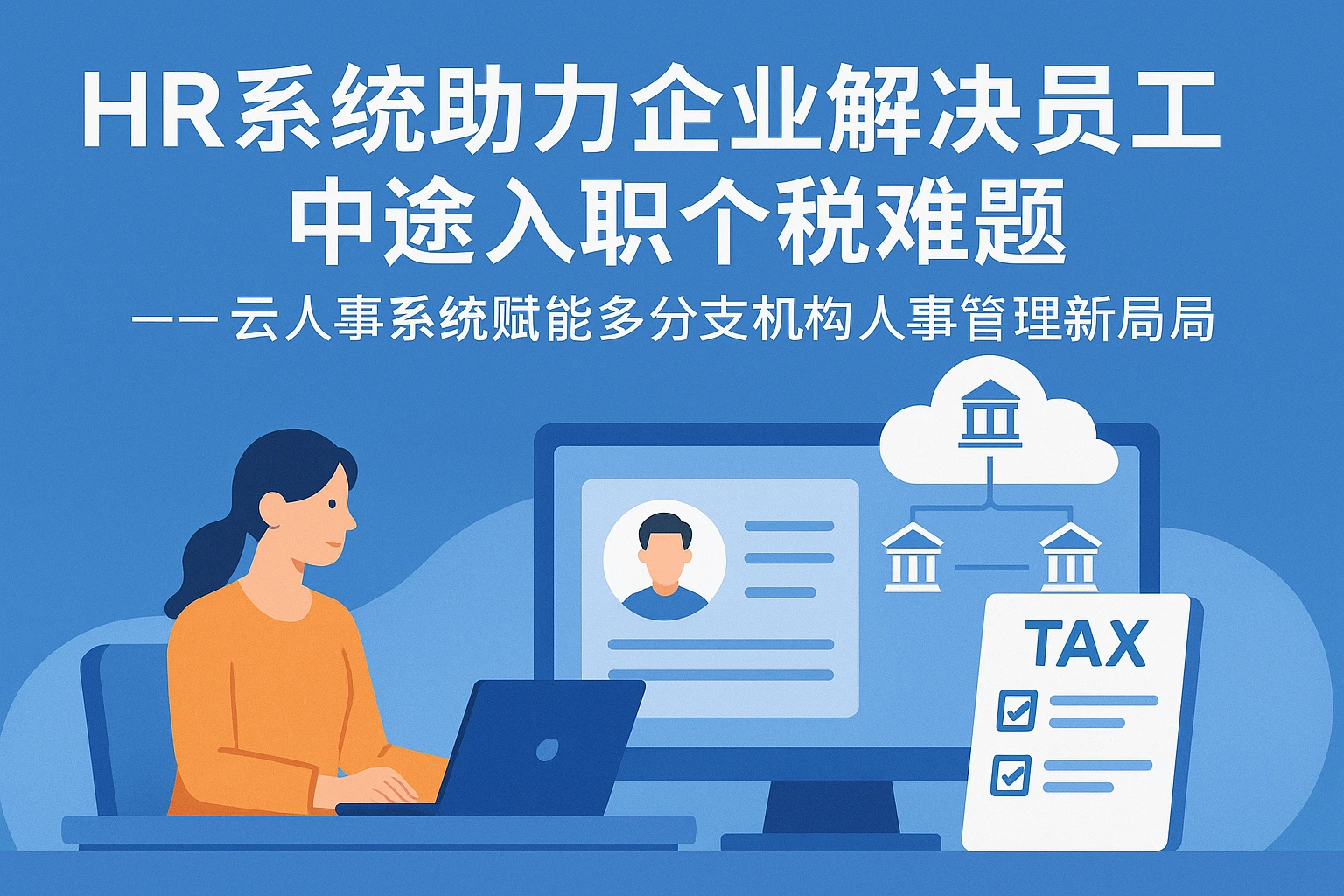 HR系统助力企业解决员工中途入职个税难题 —— 云人事系统赋能多分支机构人事管理新格局