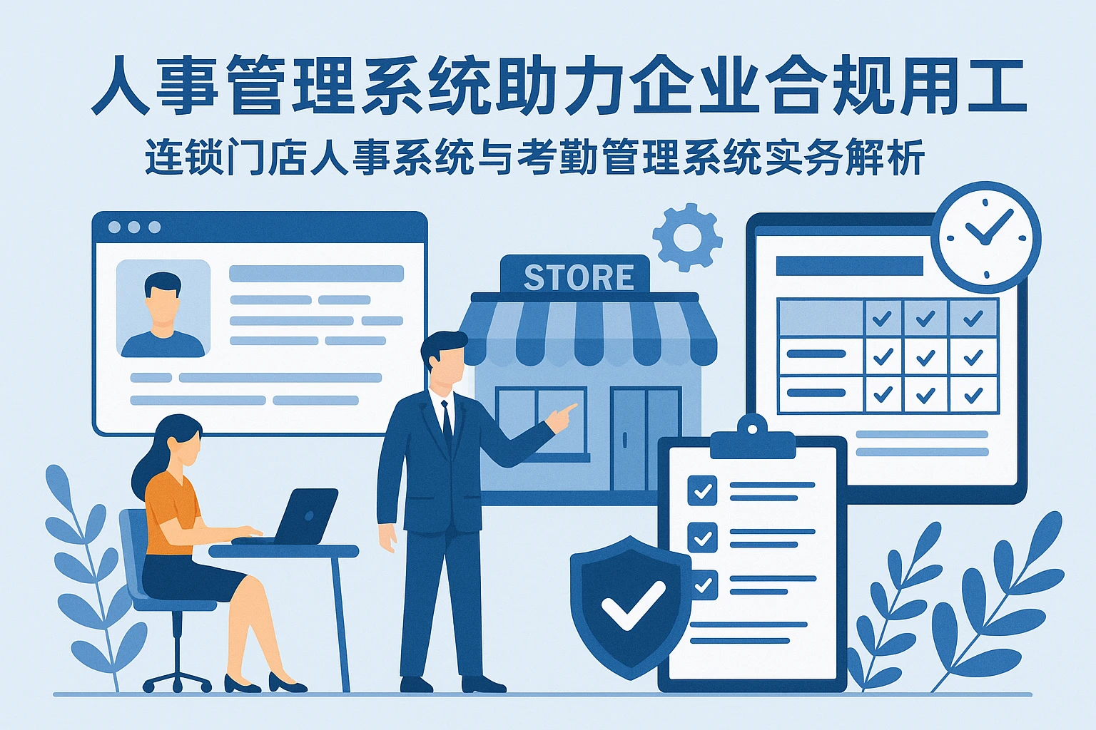 人事管理系统助力企业合规用工——连锁门店人事系统与考勤管理系统实务解析