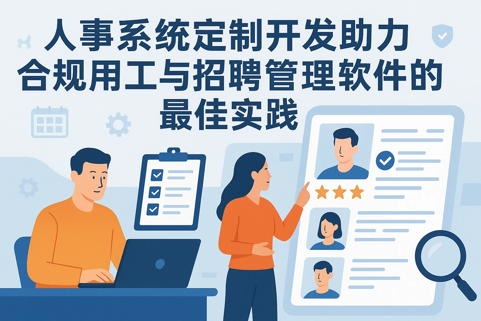人事系统定制开发助力合规用工与招聘管理软件的最佳实践