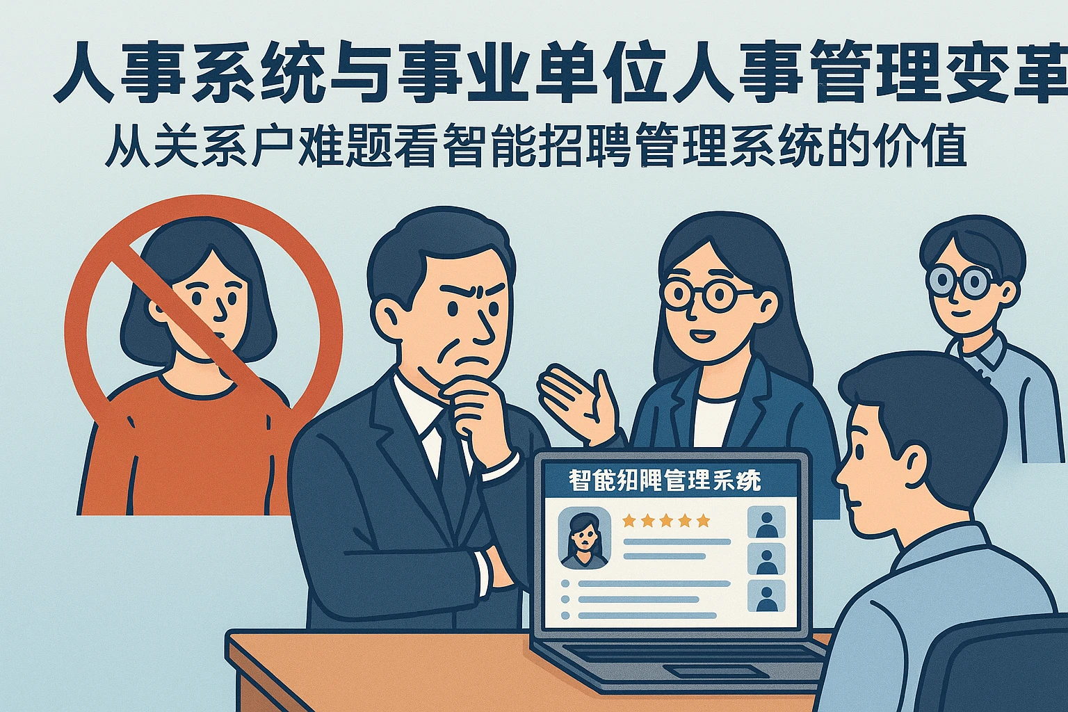 人事系统与事业单位人事管理变革：从关系户难题看智能招聘管理系统的价值