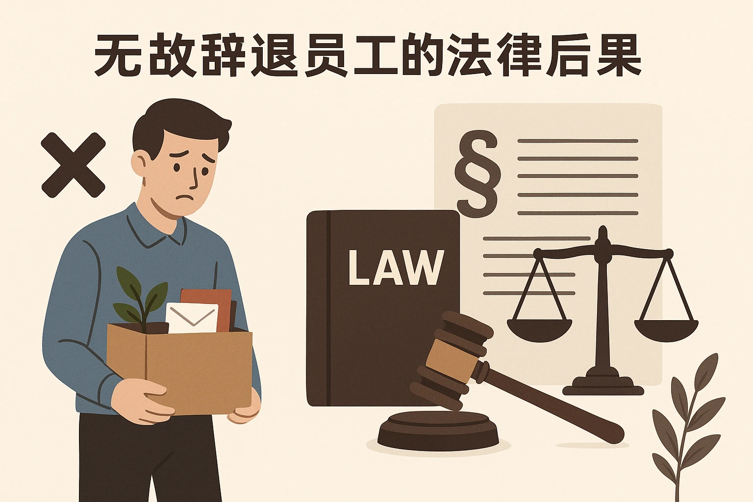 无故辞退员工的法律后果