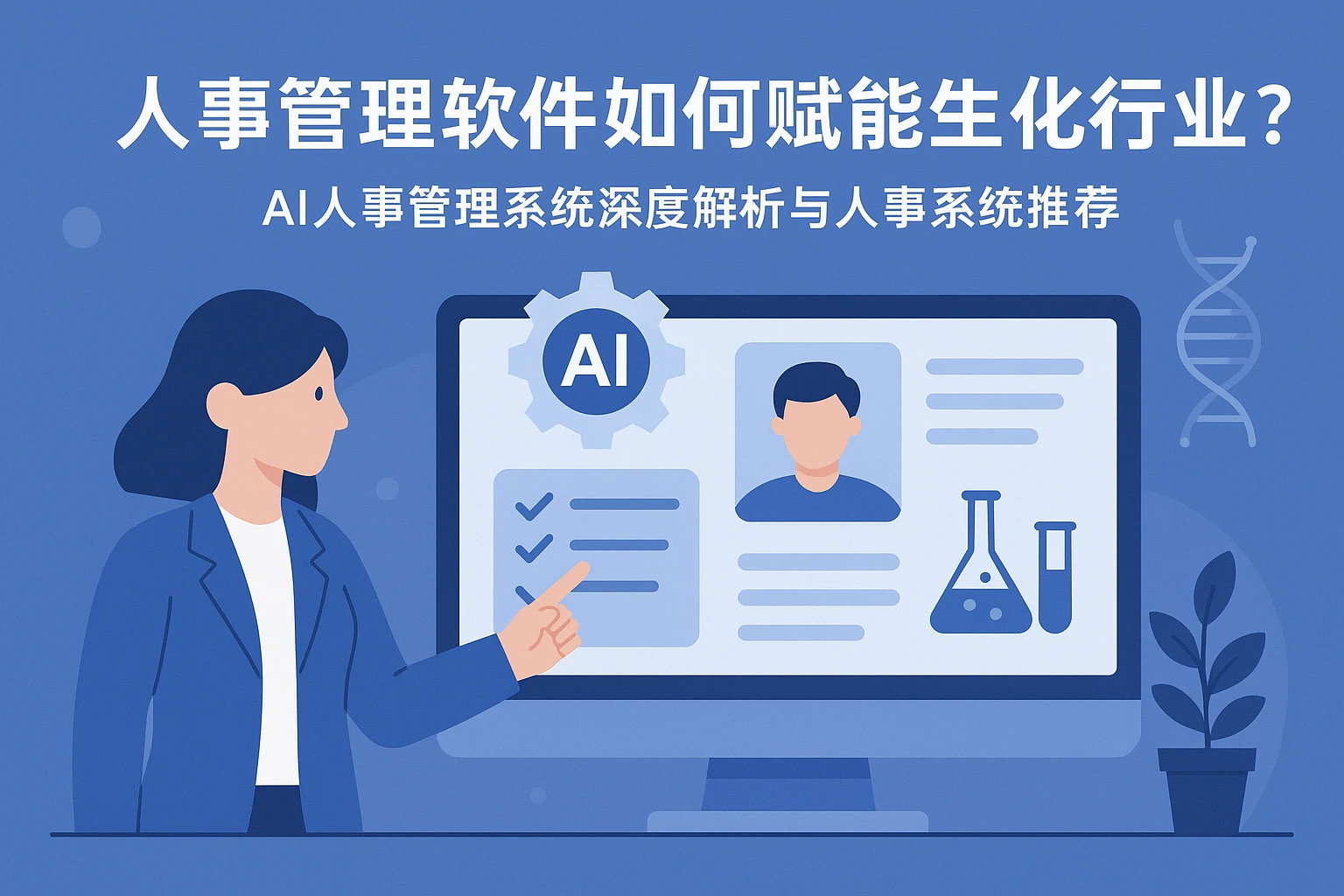 人事管理软件如何赋能生化行业？AI人事管理系统深度解析与人事系统推荐