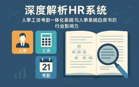 深度解析HR系统：人事工资考勤一体化系统与人事系统白皮书的行业影响力