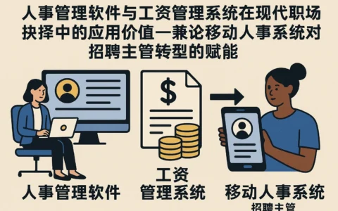 人事管理软件与工资管理系统在现代职场抉择中的应用价值——兼论移动人事系统对招聘主管转型的赋能