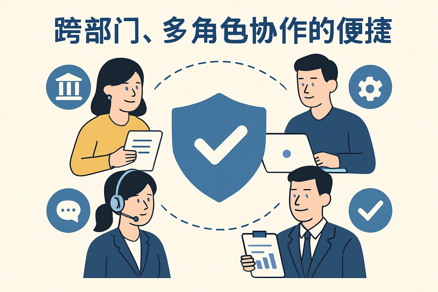 跨部门、多角色协作的便捷保障