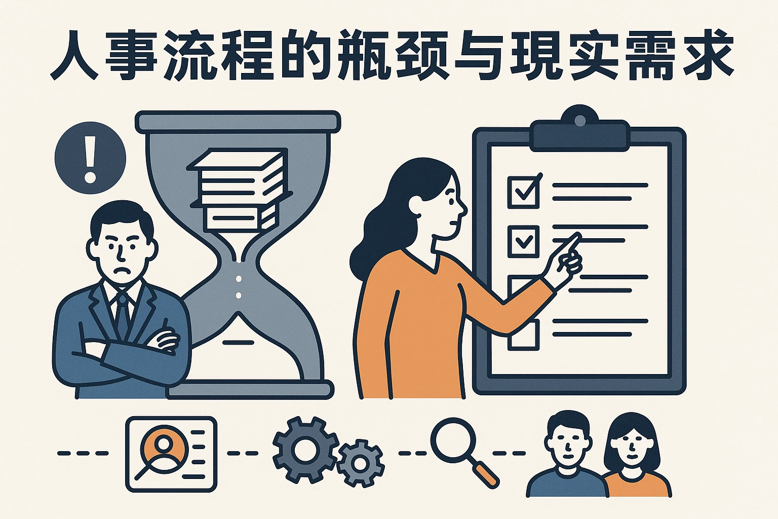 人事流程的瓶颈与现实需求