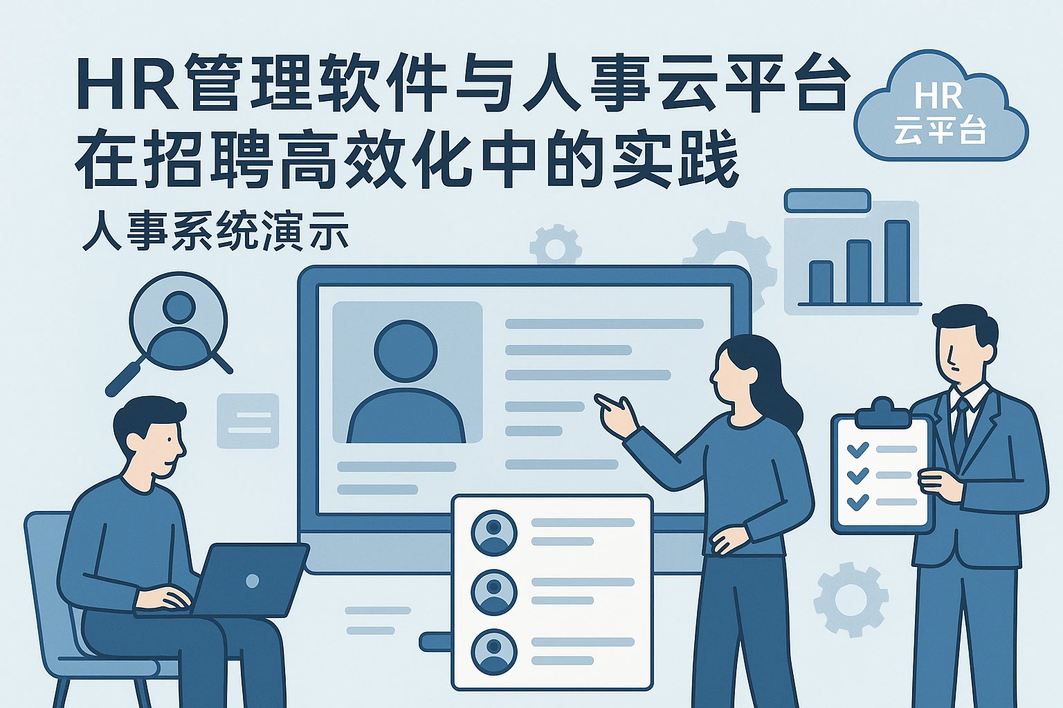 HR管理软件与人事云平台在招聘高效化中的实践与人事系统演示
