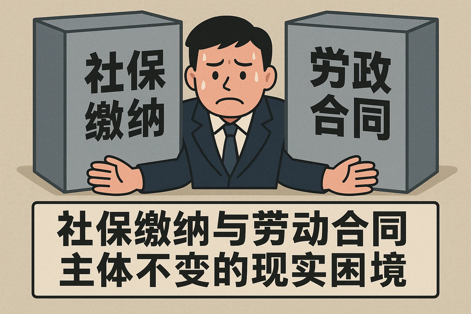 社保缴纳与劳动合同主体不变的现实困境