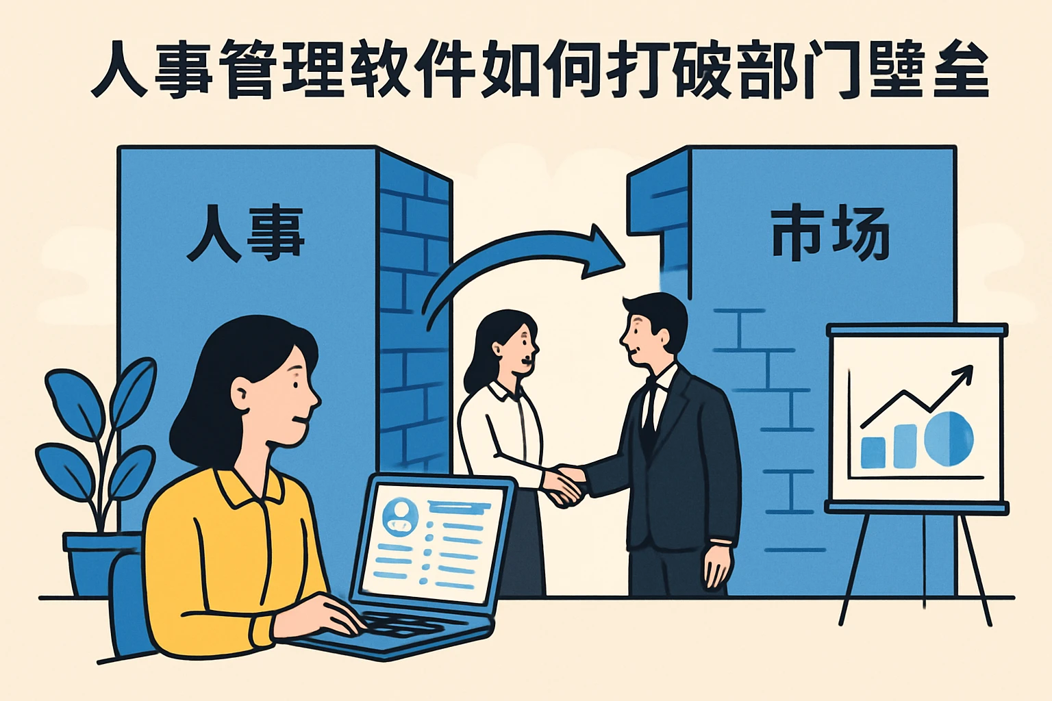人事管理软件如何打破部门壁垒
