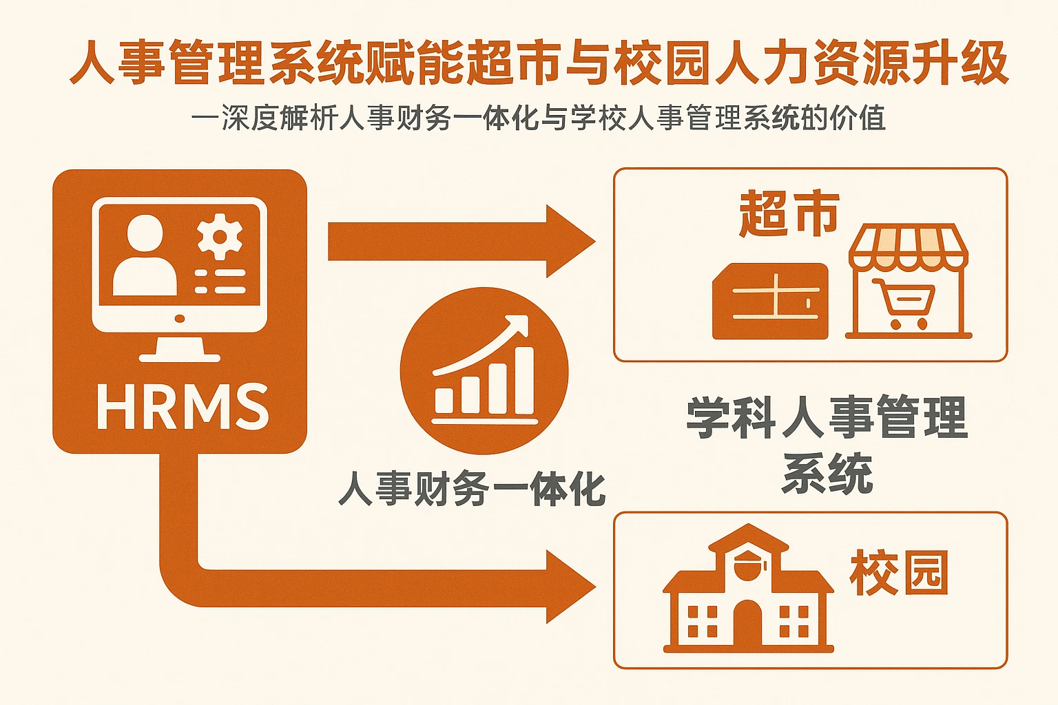 人事管理系统赋能超市与校园人力资源升级——深度解析人事财务一体化与学校人事管理系统的价值