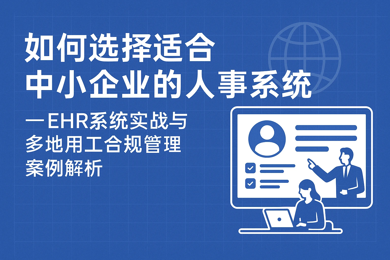 如何选择适合中小企业的人事系统——EHR系统实战与多地用工合规管理案例解析