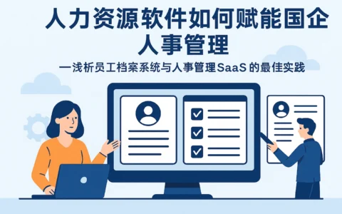 人力资源软件如何赋能国企人事管理——浅析员工档案系统与人事管理SaaS的最佳实践