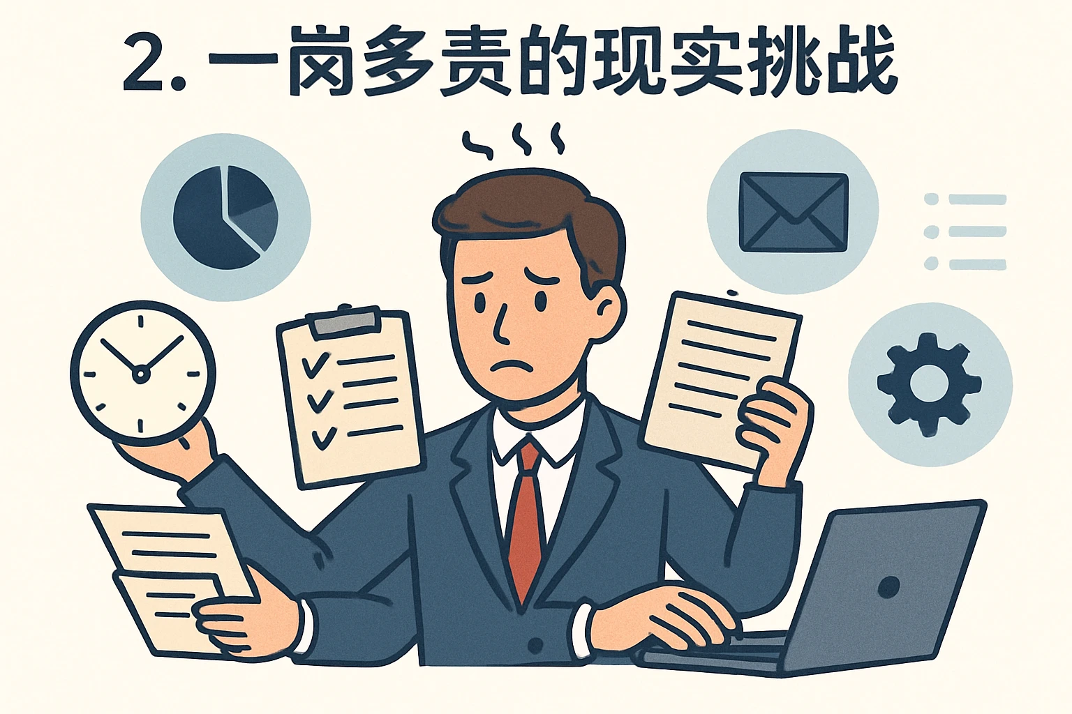 2. 一岗多责的现实挑战