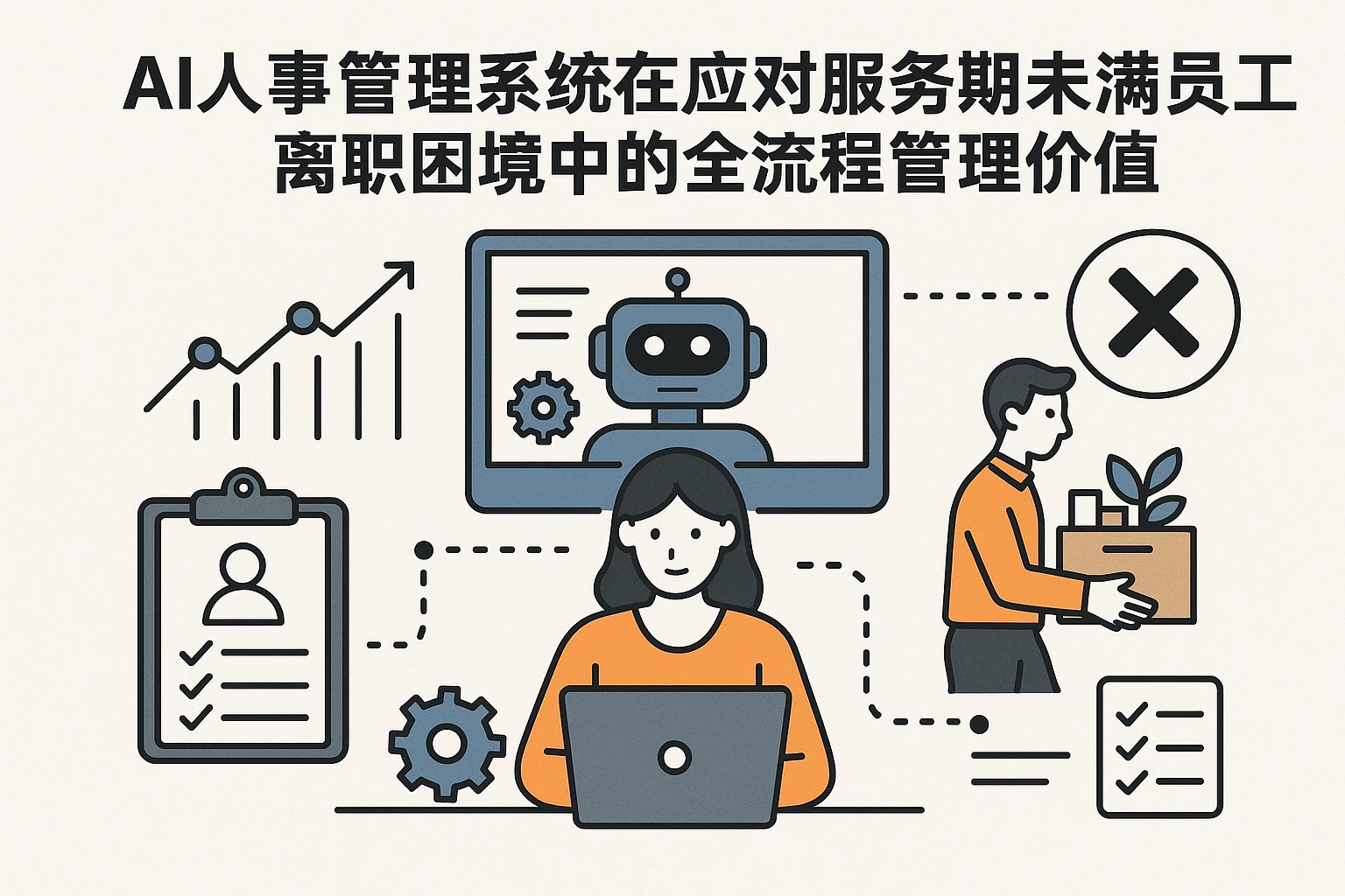 AI人事管理系统在应对服务期未满员工离职困境中的全流程管理价值