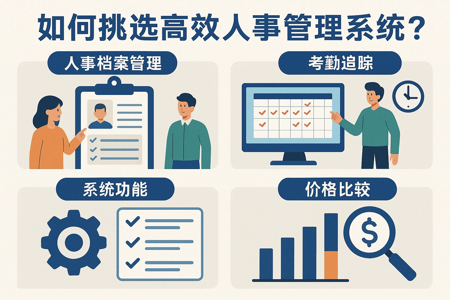 如何挑选高效人事管理系统？从人事档案管理到价格比较的深度解析