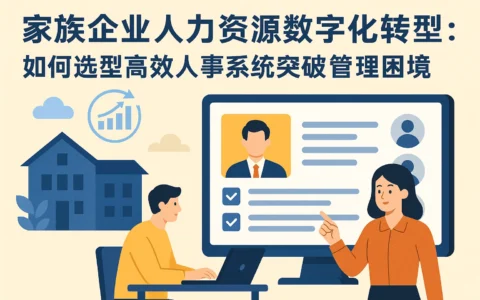 家族企业人力资源数字化转型：如何选型高效人事系统突破管理困境