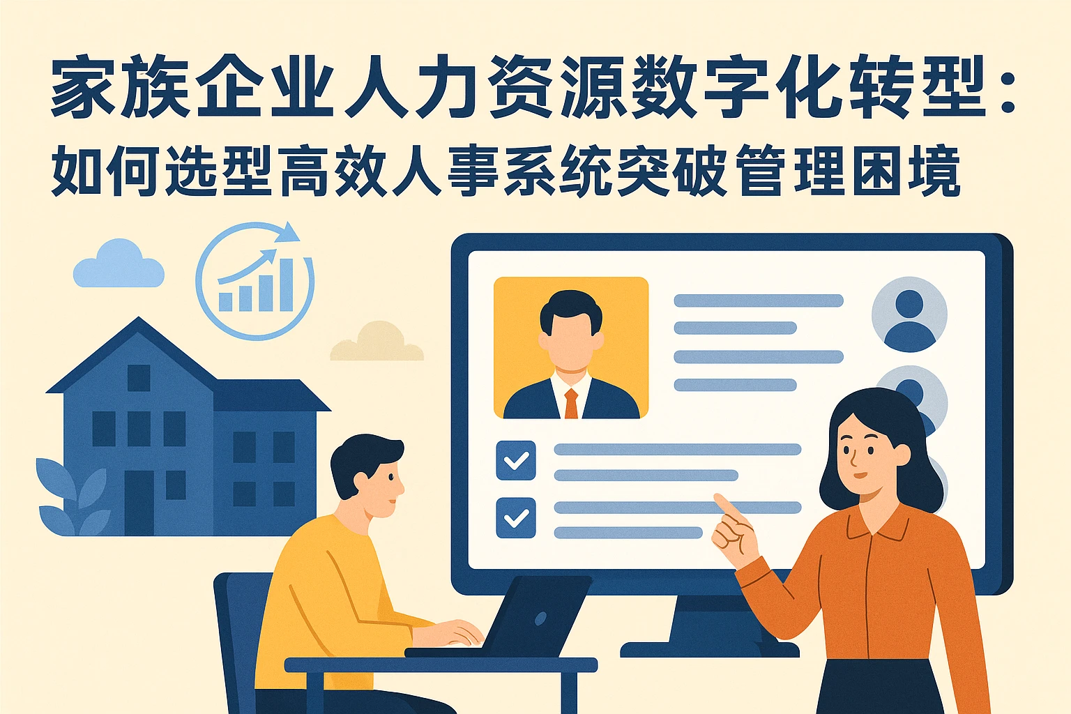 家族企业人力资源数字化转型：如何选型高效人事系统突破管理困境