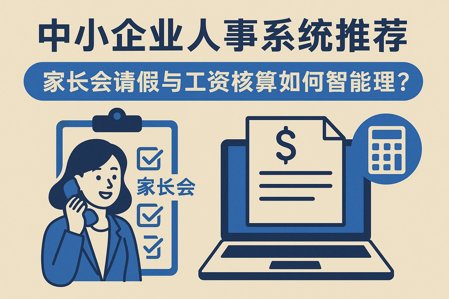 中小企业人事系统推荐：家长会请假与工资核算如何智能管理？