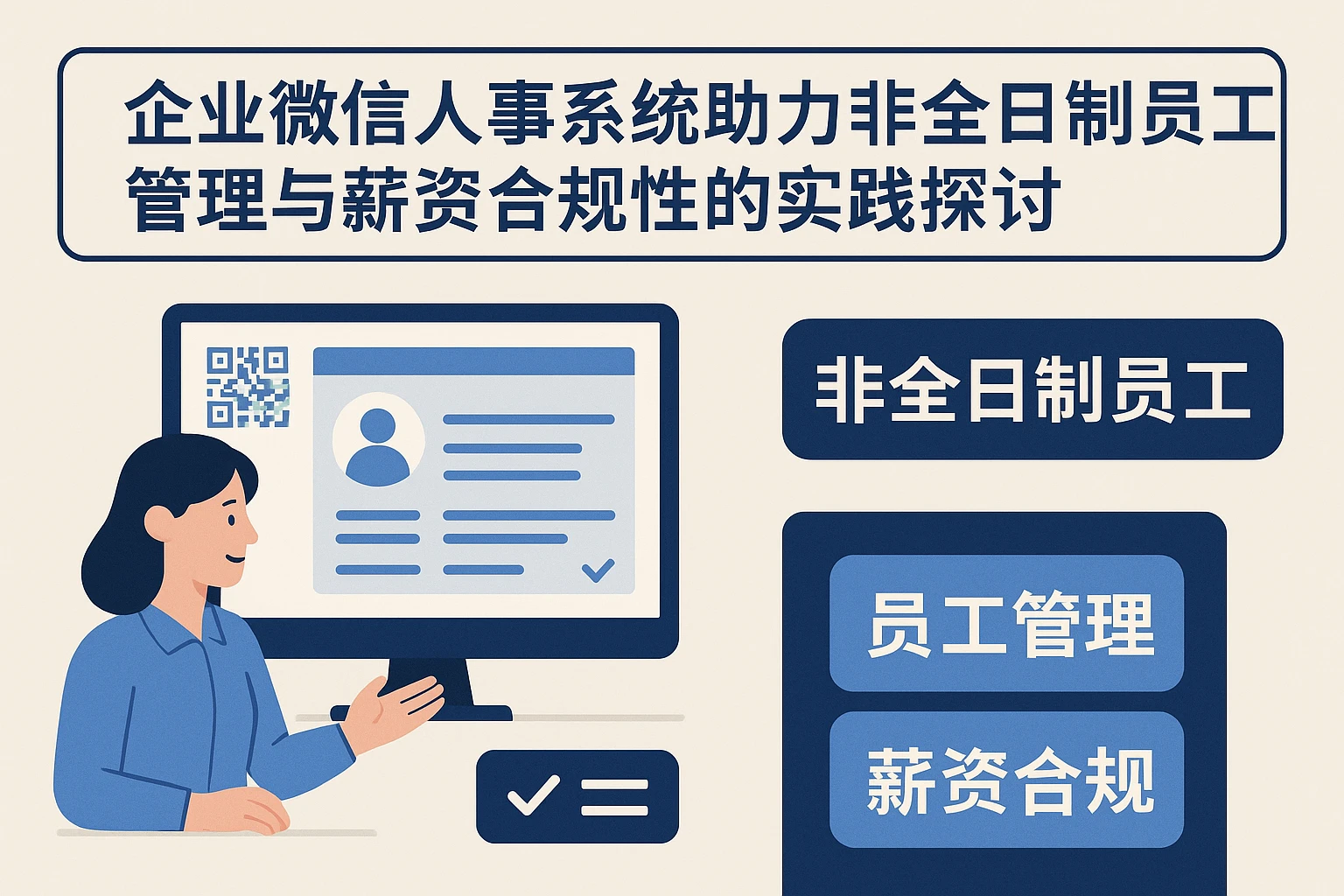 企业微信人事系统助力非全日制员工管理与薪资合规性的实践探讨