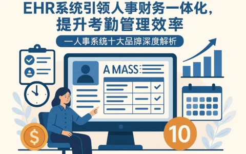 EHR系统引领人事财务一体化，提升考勤管理效率——人事系统十大品牌深度解析