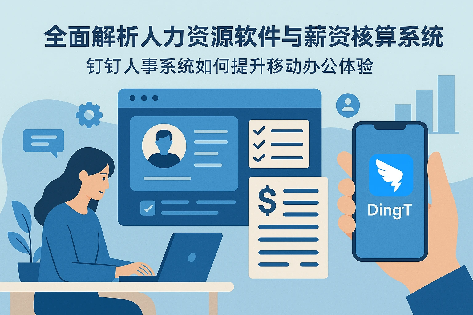 全面解析人力资源软件与薪资核算系统，钉钉人事系统如何提升移动办公体验