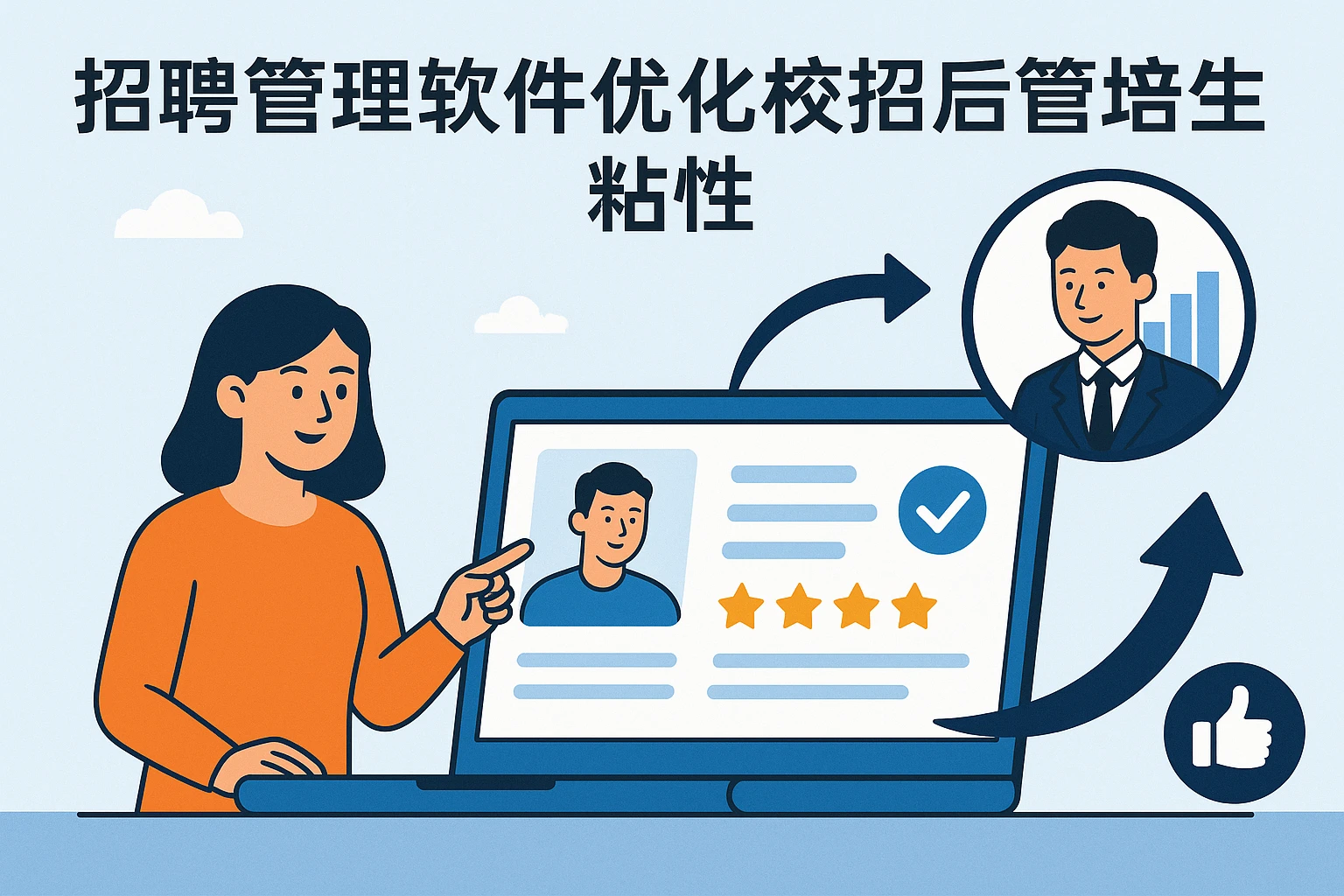 招聘管理软件优化校招后管培生粘性