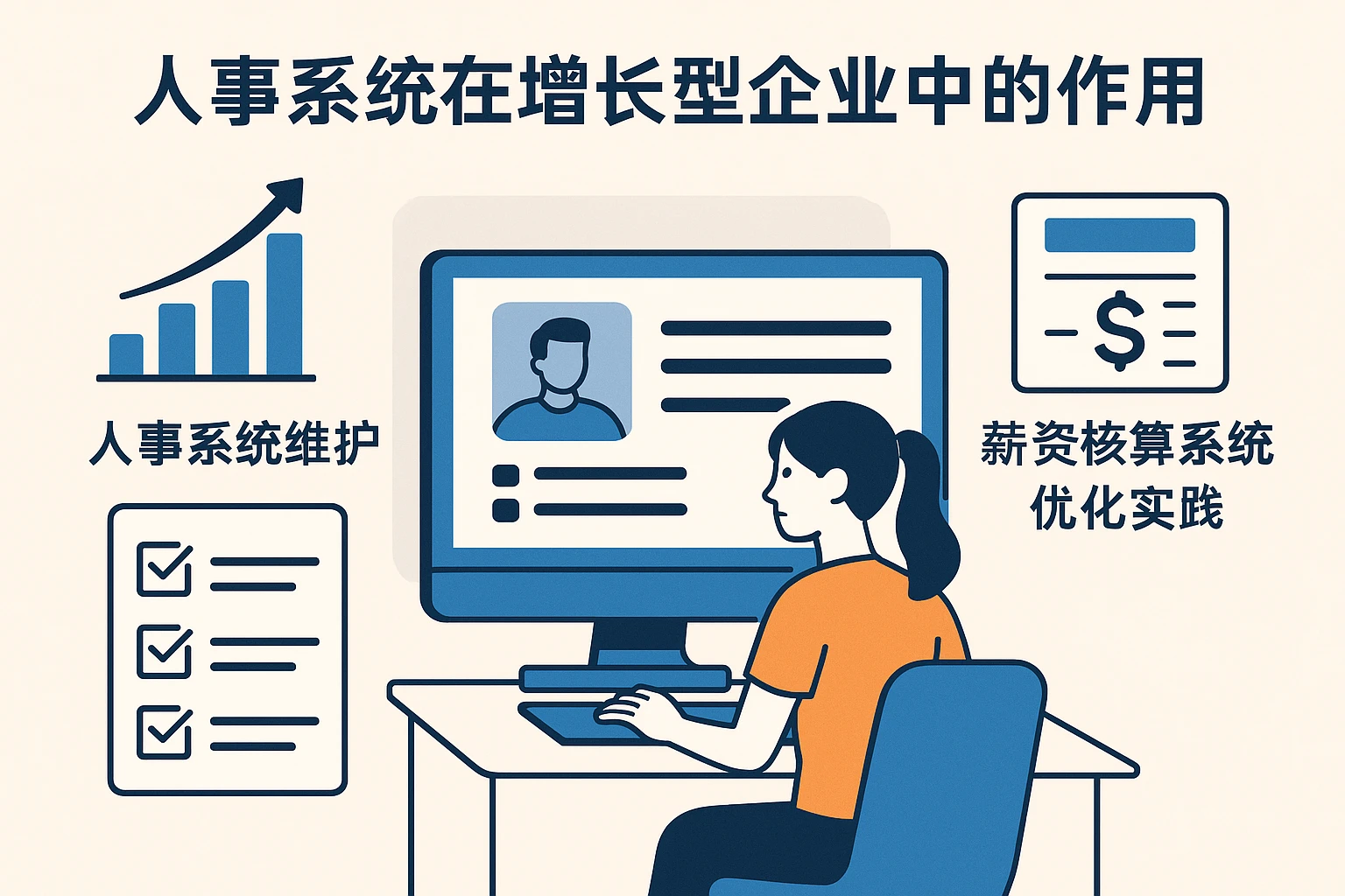 人事系统在增长型企业中的作用与人事系统维护、薪资核算系统的优化实践