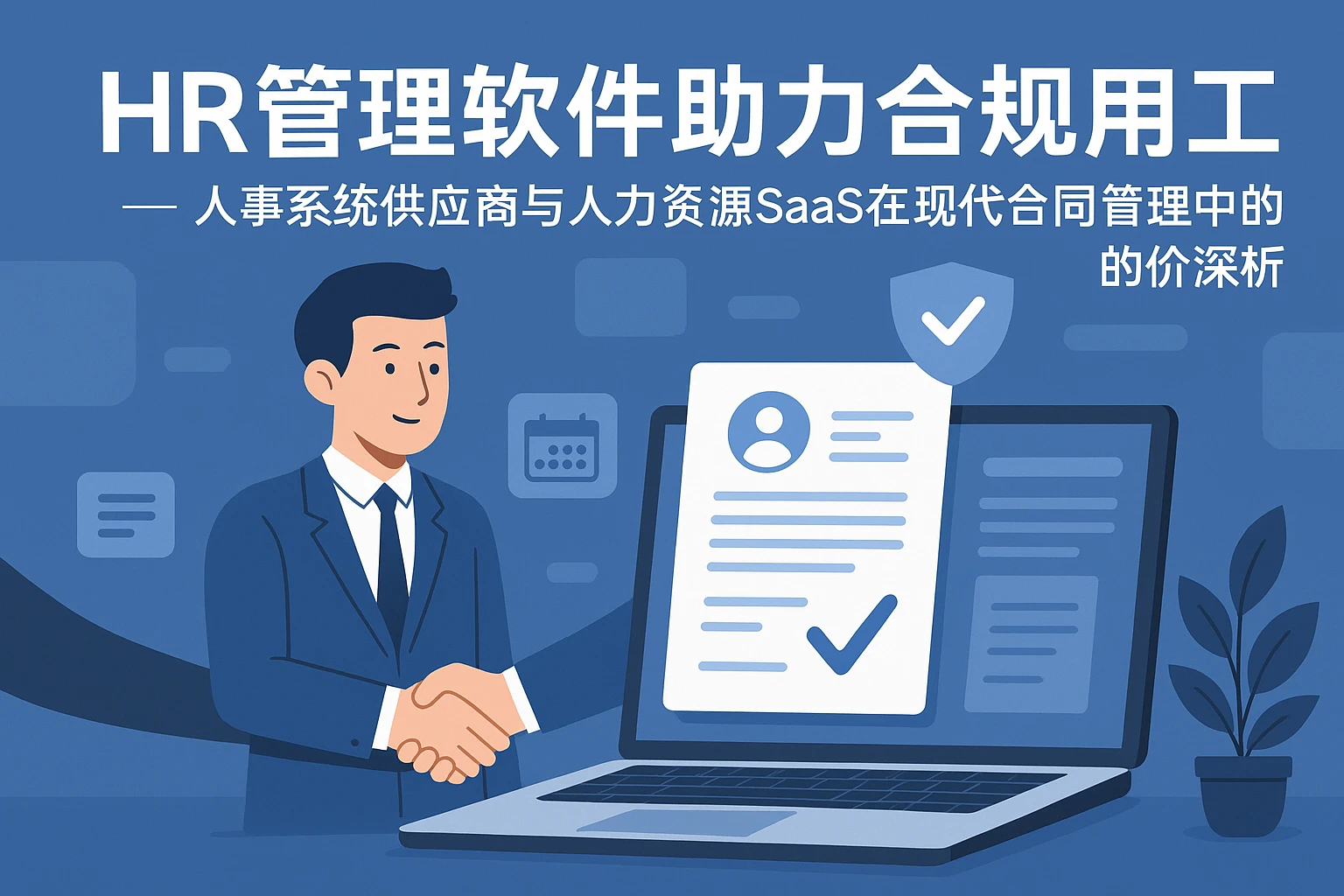 HR管理软件助力合规用工 —— 人事系统供应商与人力资源SaaS在现代合同管理中的价值深析