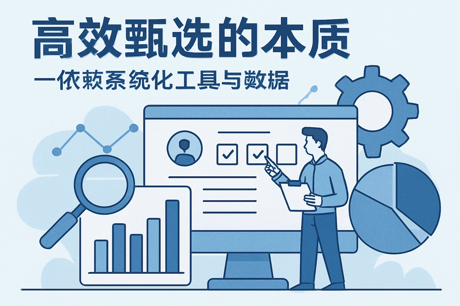 高效甄选的本质——依赖系统化工具与数据