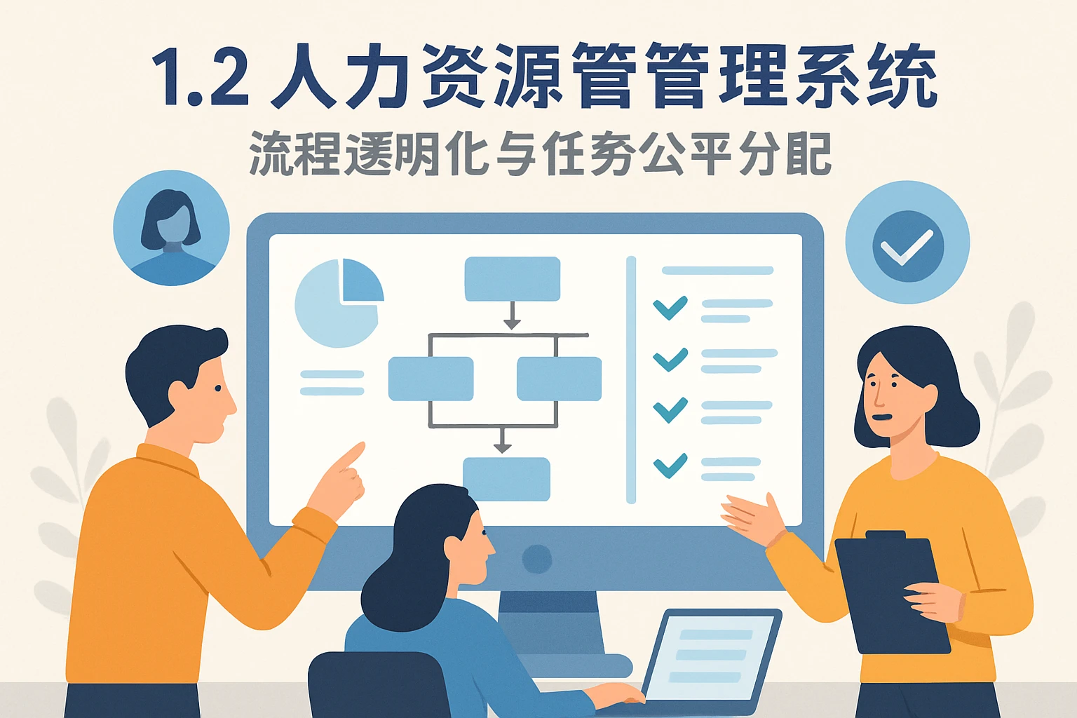 1.2 人力资源管理系统——流程透明化与任务公平分配