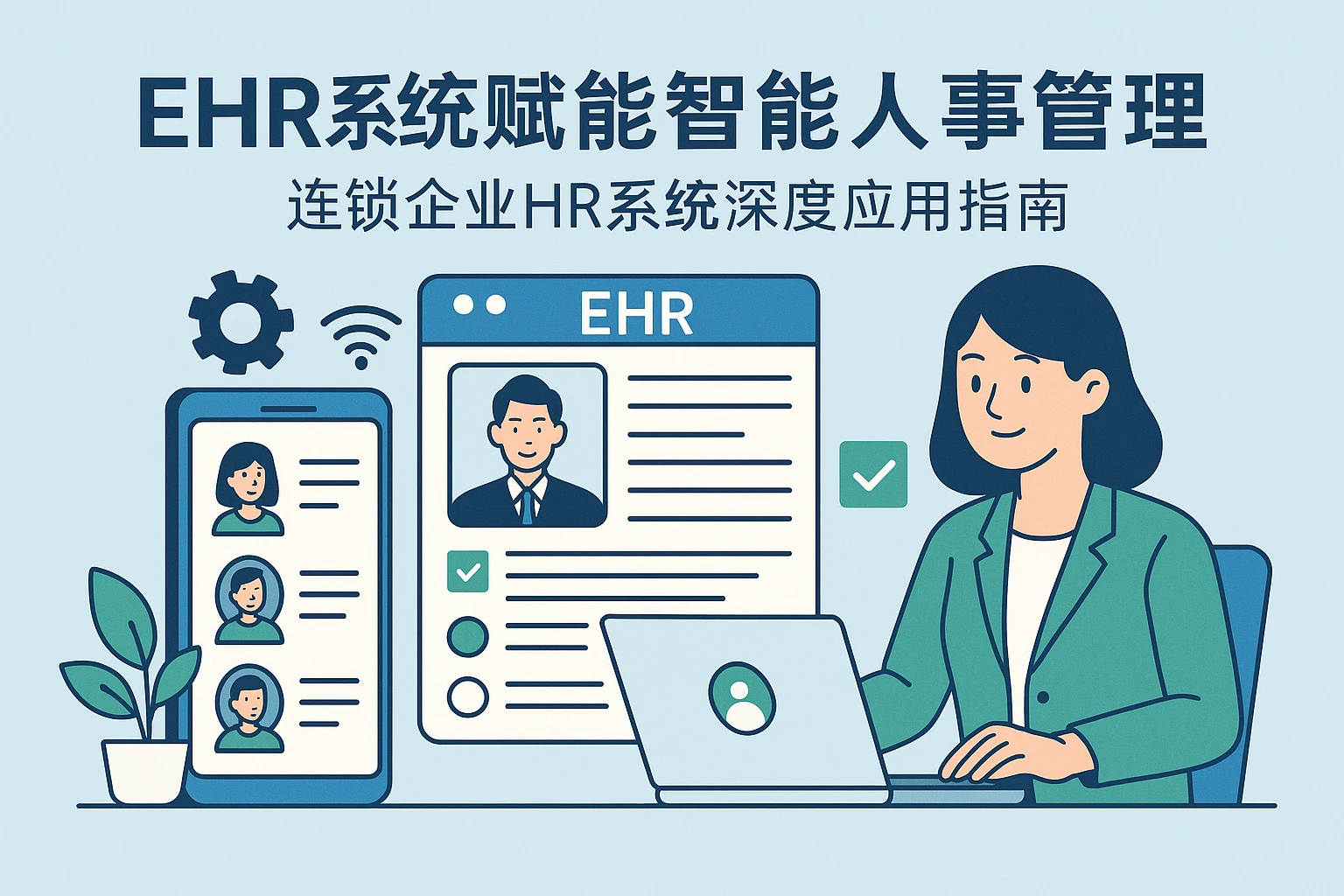 EHR系统赋能智能人事管理：连锁企业HR系统深度应用指南