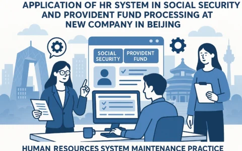 人力资源系统在北京新公司社保公积金办理中的应用与人事系统维护实践