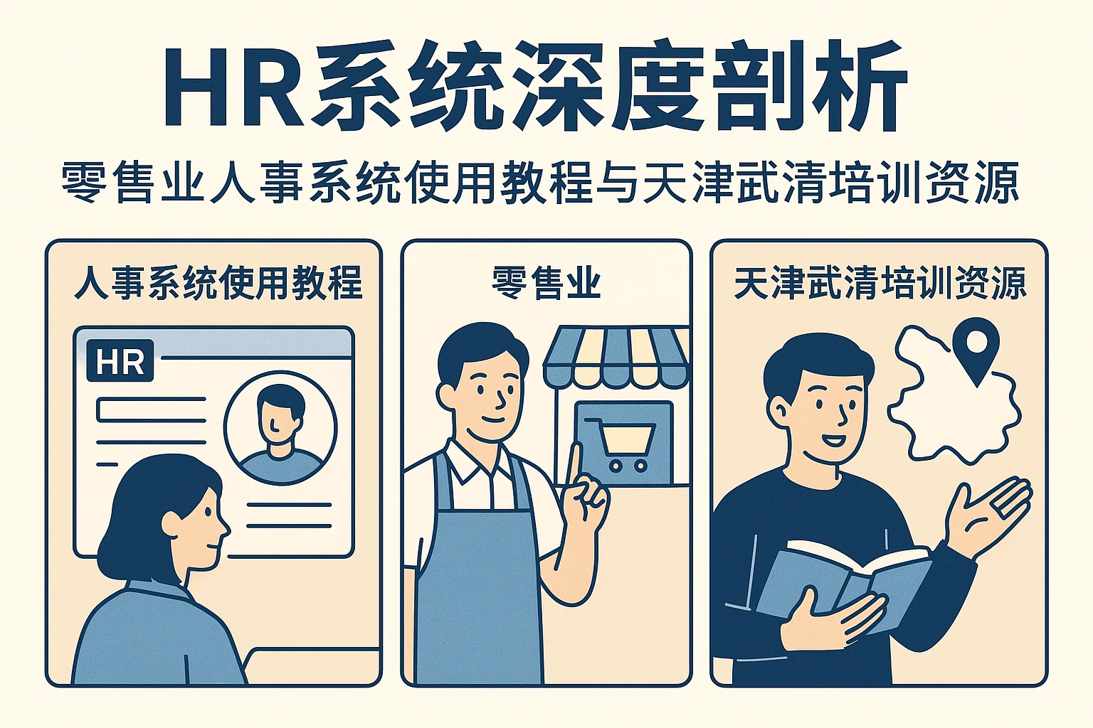 HR系统深度剖析：零售业人事系统使用教程与天津武清培训资源指南