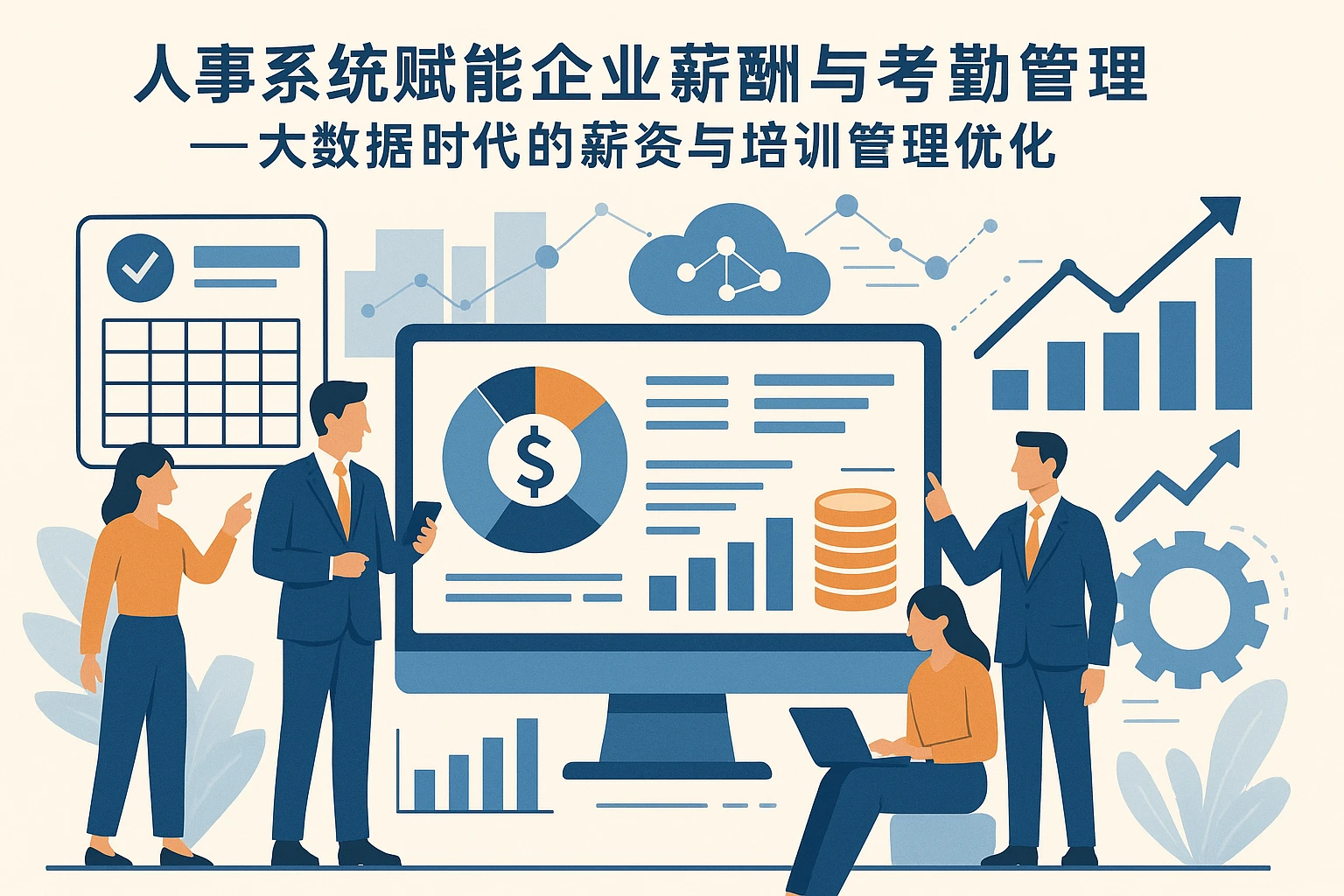 人事系统赋能企业薪酬与考勤管理——大数据时代的薪资与培训管理优化