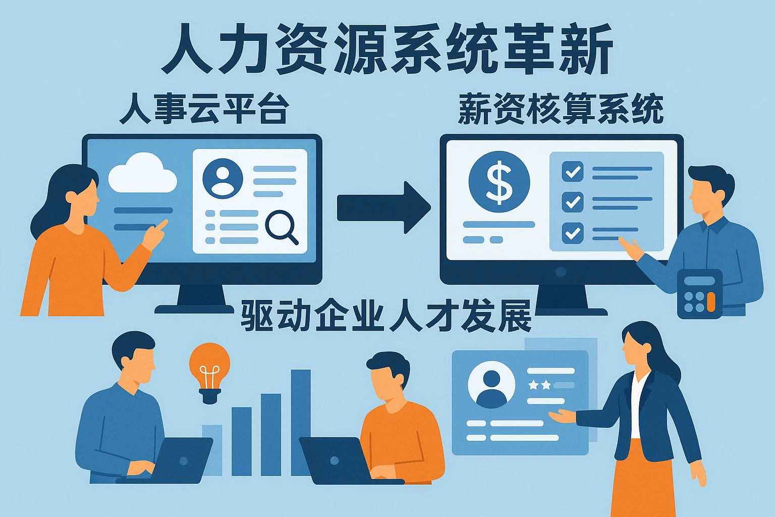 人力资源系统革新：人事云平台与薪资核算系统驱动企业人才发展