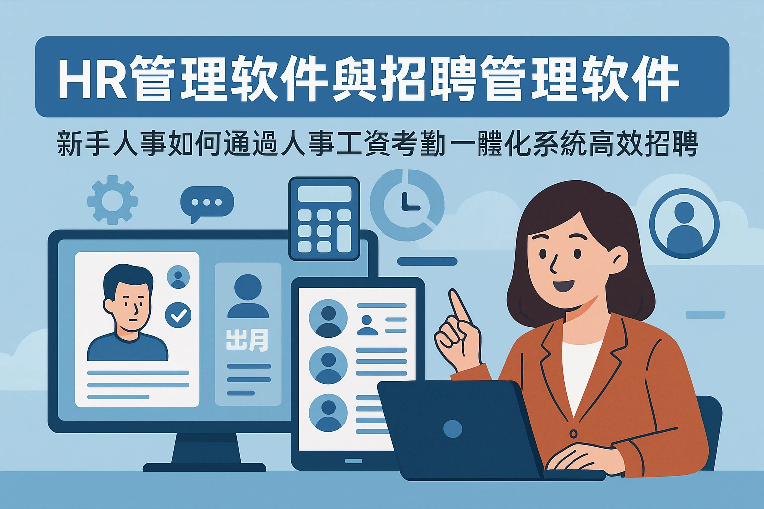 HR管理软件与招聘管理软件：新手人事如何通过人事工资考勤一体化系统高效招聘与管理