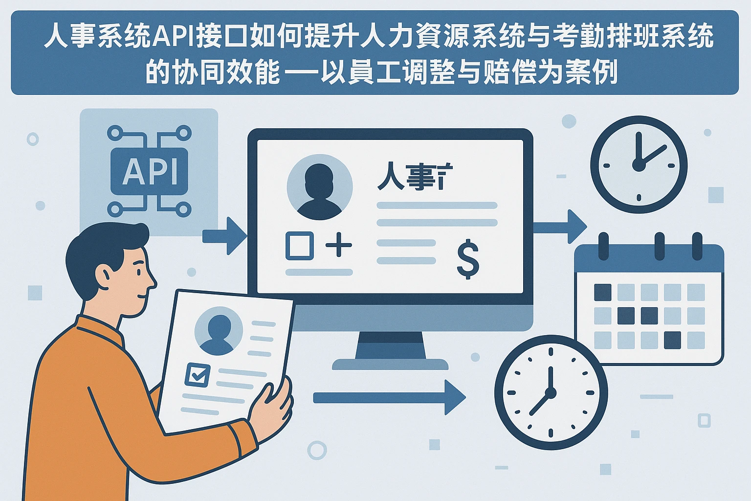 人事系统API接口如何提升人力资源系统与考勤排班系统的协同效能——以员工调整与赔偿为案例