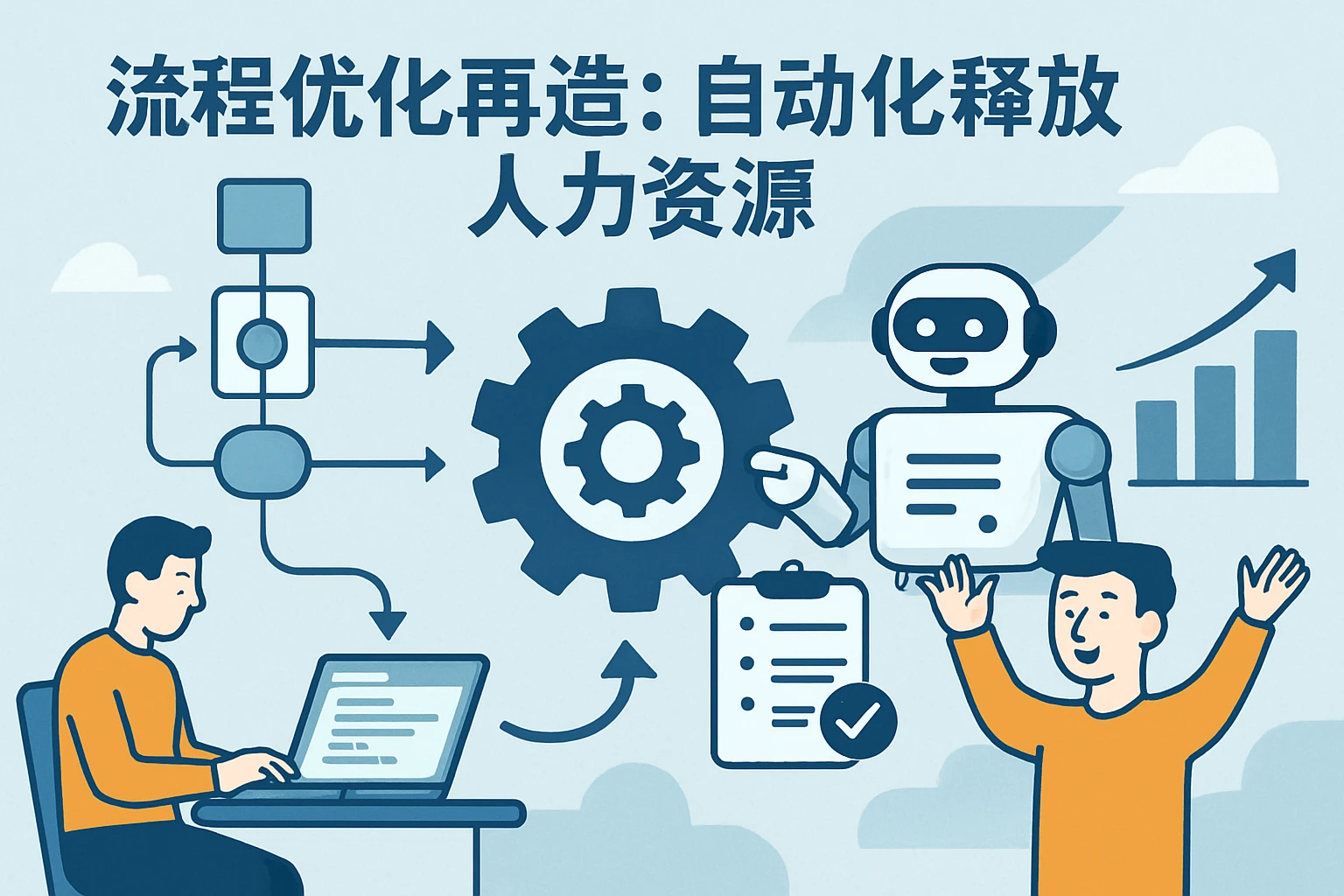 流程优化再造：自动化释放人力资源