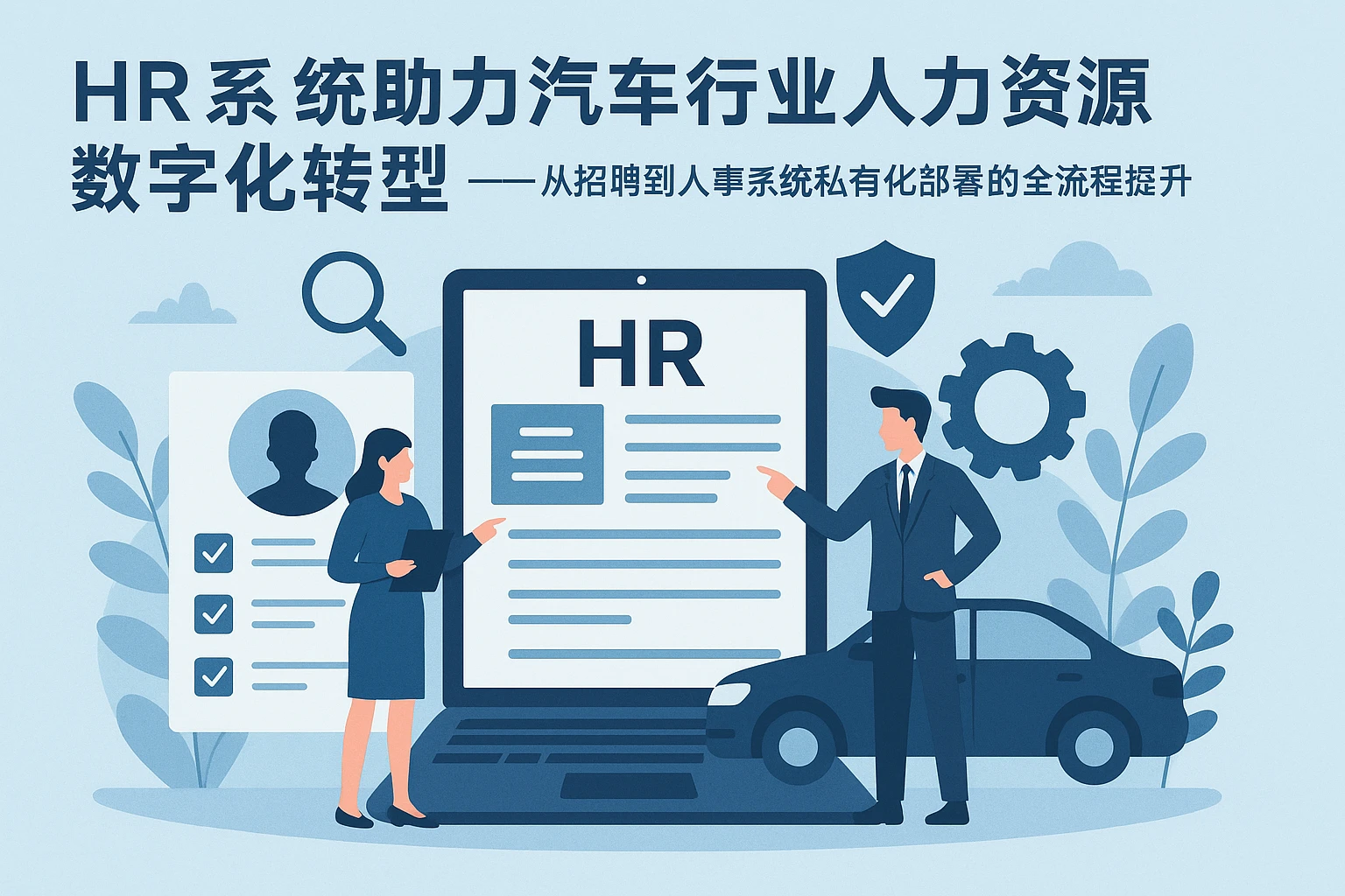 HR系统助力汽车行业人力资源数字化转型——从招聘到人事系统私有化部署的全流程提升