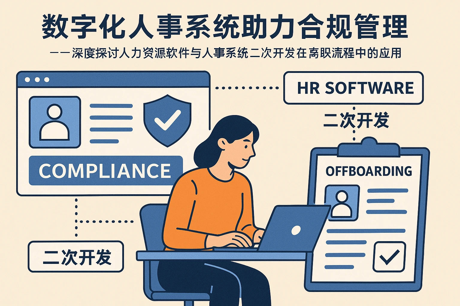 数字化人事系统助力合规管理——深度探讨人力资源软件与人事系统二次开发在离职流程中的应用