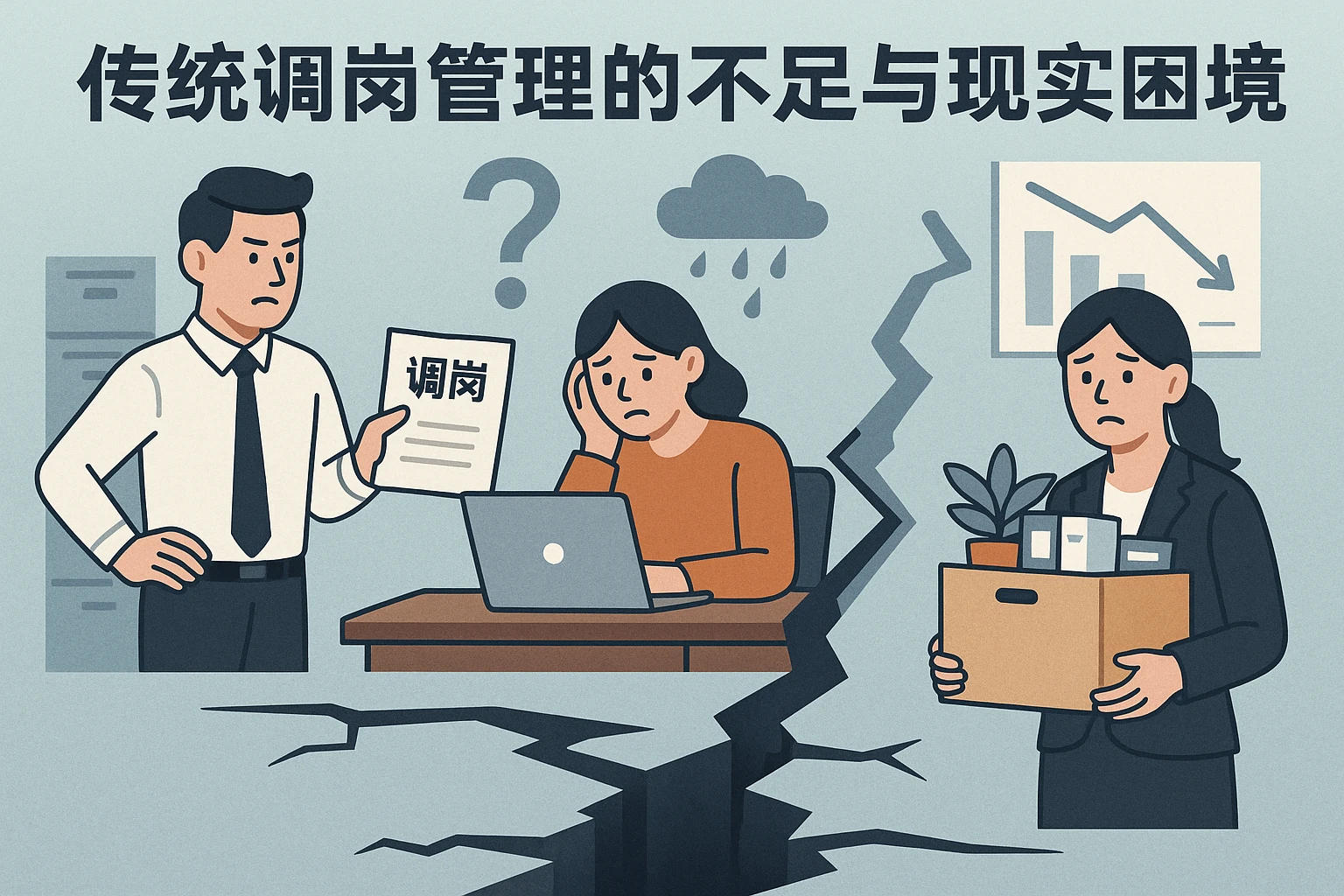 传统调岗管理的不足与现实困境