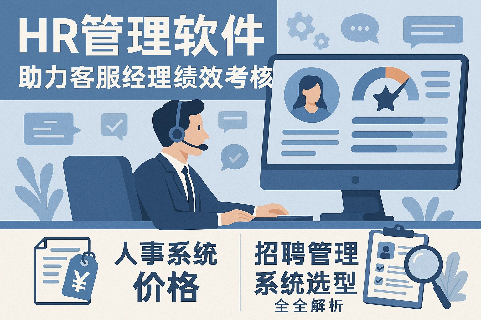 HR管理软件助力客服经理绩效考核——人事系统价格与招聘管理系统选型全解析